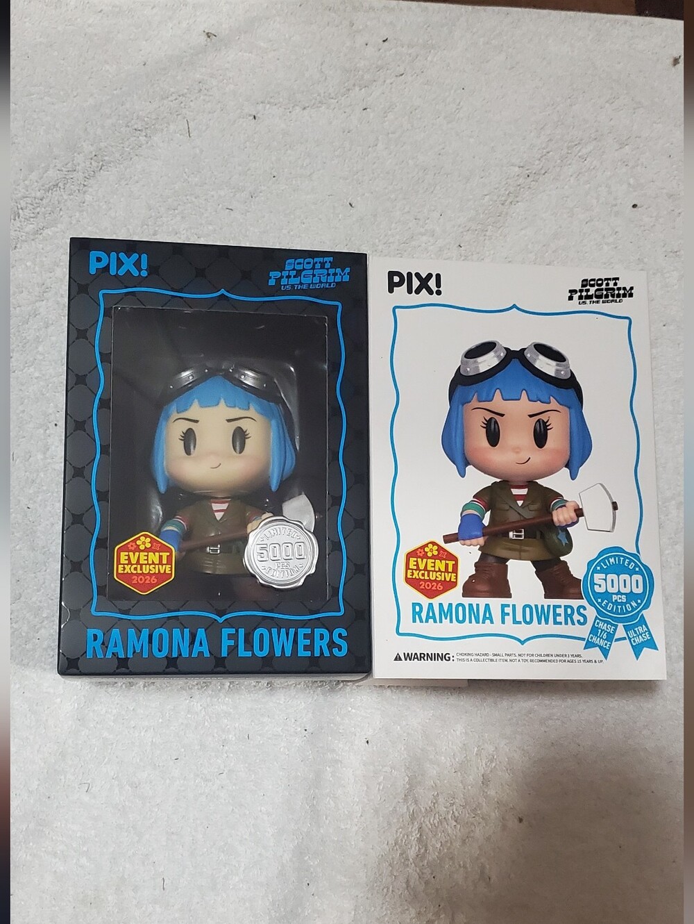 Ramona Flowers Blue Vinyl Figure - Event Exclusive